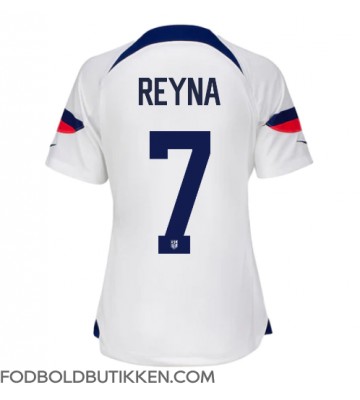 Forenede Stater Giovanni Reyna #7 Hjemmebanetrøje Dame VM 2022 Kortærmet